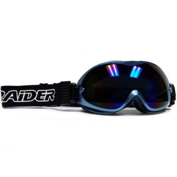 Raider OTG Motocross Goggle - Blue/Blue Mirror Lens