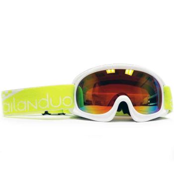 Ailanduo Youth Motocross Goggles - White/Hi-Vis