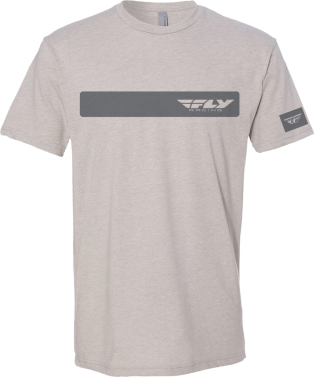 Fly Racing Mens Fly Corporate Casual Short Sleeve T-Shirt - Light Sand - X-Large