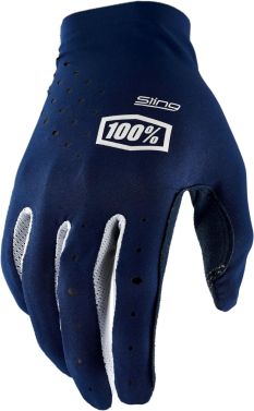 100% Mens Sling Mountain Bike Cycling Gloves - Navy - Small