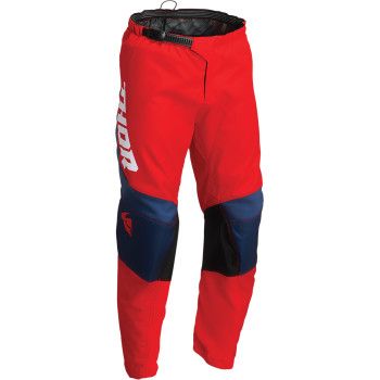 Thor Mens Sector Racewear Chev MX Motocross Pants - Red/Navy - 28