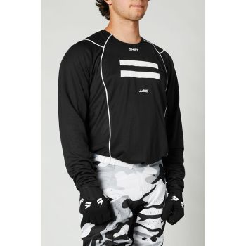 Shift Mens White Label GI Fro MX Motocross Jersey - Black - Small