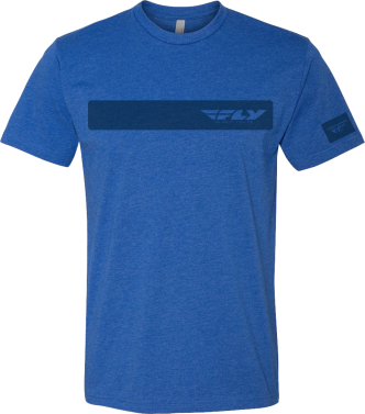 Fly Racing Mens Fly Corporate Casual Short Sleeve T-Shirt - Royal Blue - X-Large