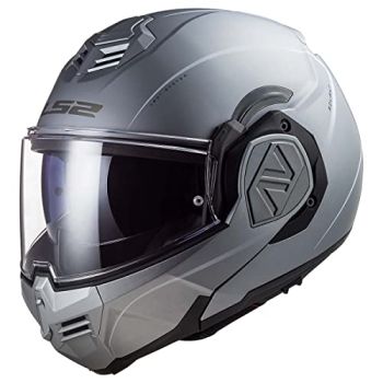 LS2 Helmets Advant Modular Helmet (Special Matte Silver - X-Small)