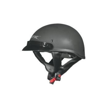 AFX FX-70 Beanie Motorcycle 1/2 Helmet - Matte Black - Small