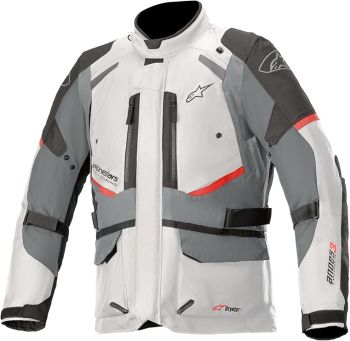 Alpinestars Andes V3 Drystar Touring Motorcycle Jacket - Ice Gray/Dark Gray - XL