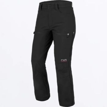 FXR Womens Altitude Softshell Black/Elec Pink Pant-2X-Large