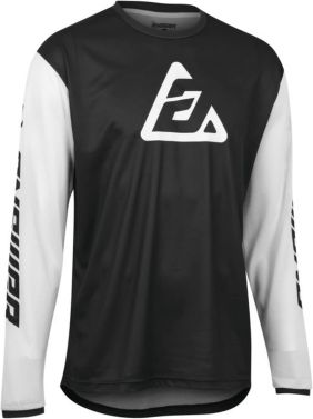 Answer Racing Mens Arkon Bold MX Motocross Jersey - Black/White - Medium