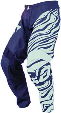 Answer Racing A19.5 Syncron Flow Women's Off-Road Motocross Pants - Blue/Flo Pink - 4