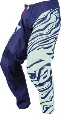Answer Racing Womens Syncron Flow MX OffRoad Motocross Pants - Blue/Flo Pink - 4