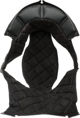 Bell Adult Moto-3 Helmet PU Suede Top Pad - Black - Small