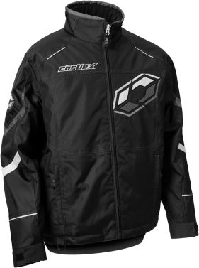 Castle Mens Cold Weather Winter Snowmobile Platform Jacket - Black - 3X-Large