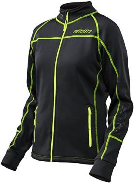 Castle X Womens Casual Fusion SE Mid-Layer Jacket - Black/Hi-Vis - Small