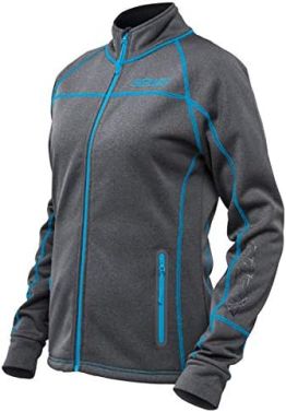 Castle X Womens Casual Fusion SE Mid-Layer Jacket - Gray/Reflex Blue - X-Large