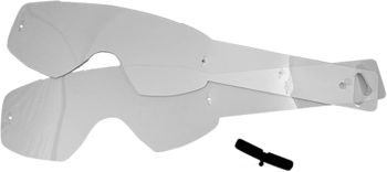 Castle Adult Stage Blackout Over The Glasses MX Motocross Tear-Offs - 10 Pack