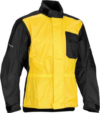 Firstgear Mens Splash Rain Jacket - Yellow/Black - Medium