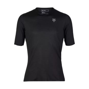 Fox Racing Mens Flexair Ascent Short Sleeve Jersey - Black - Small