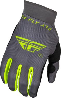Fly Racing Men’s Pro Lite Motocross Gloves – Charcoal/Hi-Vis - 2XL