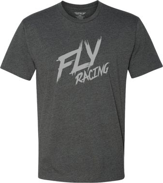 FLY Racing Mens Casual Short Sleeve Brawl T-Shirt - Charcoal - Medium