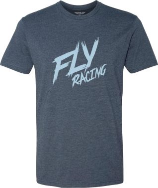 FLY Racing Mens Casual Short Sleeve Brawl T-Shirt - Navy - X-Large