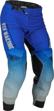 Fly Racing Mens Evolution DST MX OffRoad Motocross Pant - Blue/Grey - 30