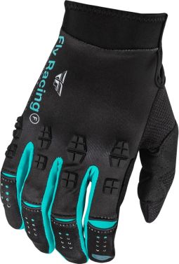 Fly Racing Mens Evolution Dst Strobe Motocross Gloves -Black/Elec Blue -X-Large