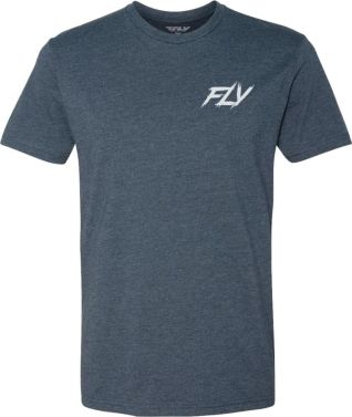 Fly Racing Mens Formula Casual Short Sleeve T-Shirt - Navy - 2X-Large