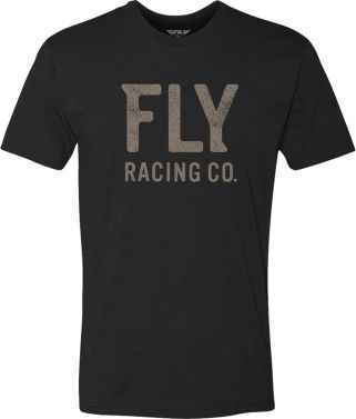 Fly Racing Mens Gauge Casual Short Sleeve T-Shirt - Black - Small