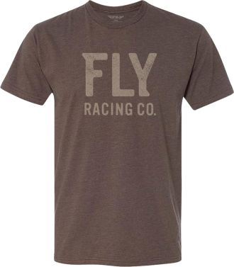 Fly Racing Mens Gauge Casual Short Sleeve T-Shirt - Espresso - Medium