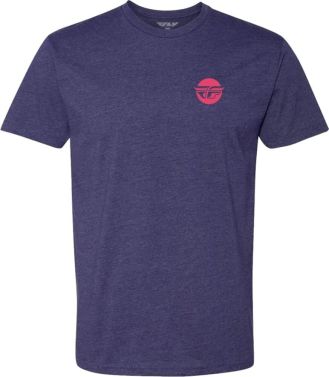 Fly Racing Mens Prime Casual Short Sleeve T-Shirt - Indigo - 2X-Large