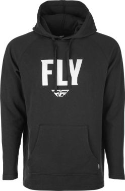 Fly Racing Mens Casual Fly Weekender Pullover Hoodie - Black/White - 2X-Large