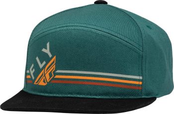 Fly Racing Youth Fly Track Snapback Hat - Blue Spruce/Grey - Youth One Size