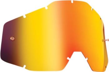 Fmf Replacement Lens for PowerBomb/PowerCore Youth Goggles - Anti-Fog - Red Mirror Yellow