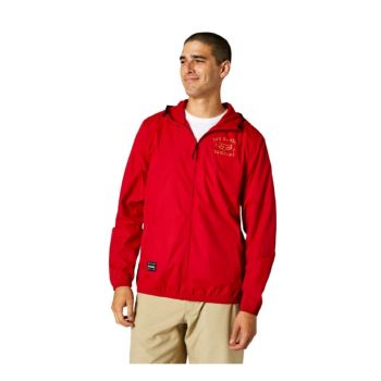 Fox Racing Mens La Neta Nomad Light Weight Windbreaker Jacket - Chili - Medium