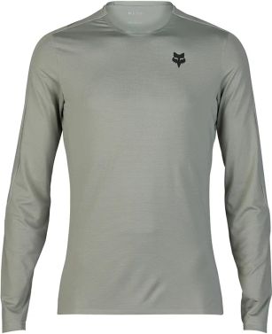 Fox Racing Mens Flexair Ascent Long Sleeve MTB Jersey - Grey Vintage - Small