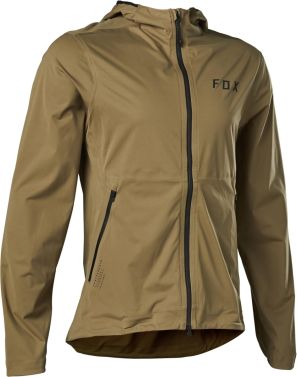 Fox Racing Mens Flexair Water Repellant MTB Cycling Jacket - Bark - X-Small