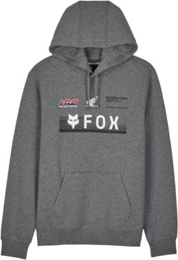 Fox Racing Mens Casual Honda Pullover Fleece Hoodie - Heather Graphite - X-Large