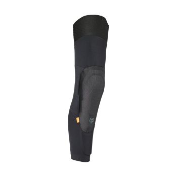 Fox Racing Mens Launch Elite MTB Knee/Shin Guard - Black - Small