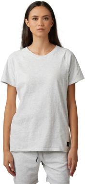 Fox Racing Womens Level Up Short Sleeve T-Shirt - Light Heather Grey - X-Small