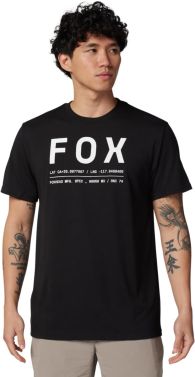 Fox Racing Mens Casual Non Stop Short Sleeve Tech T-Shirt - Black - Medium
