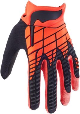 Fox Racing Mens 360 MX OffRoad Motocross Gloves - Fluorescent Orange - Small
