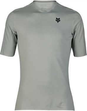 Fox Racing Mens Flexair Ascent MTB Cycling Jersey - Grey Vintage - Small