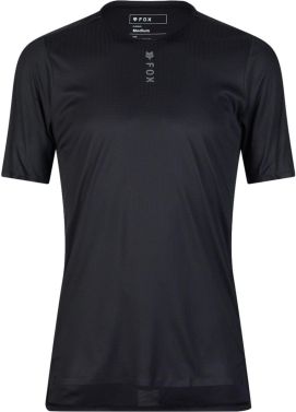 Fox Racing Mens Flexair Pro Short Sleeve Mountain Bike Jersey - Black - Small