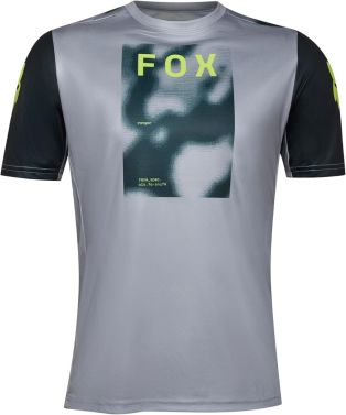 Fox Racing Mens Ranger Short Sleeve Taunt MTB Jersey - Steel Grey - X-Large