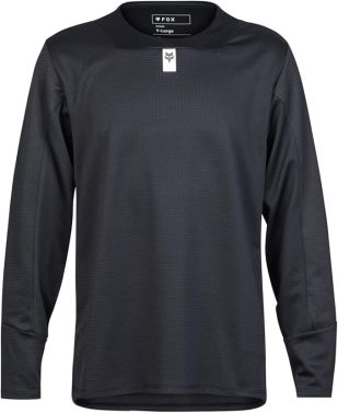 Fox Racing Youth Defend Long Sleeve MTB Cycling Jersey - Black - Youth Large