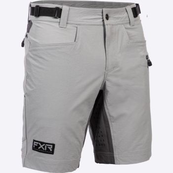 FXR Mens Tech Air Flexible Fit Shorts - Grey/Charcoal - 28