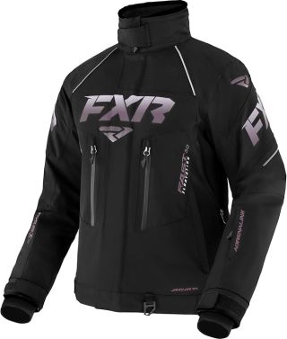 FXR Racing Womens Adrenaline F.A.S.T. Snowmobile Jacket - Black/Muted Grape - 6