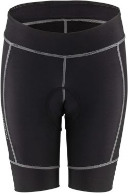Garneau Youth Request Promax Junior Girls Cycling Shorts - Black - Youth X-Large