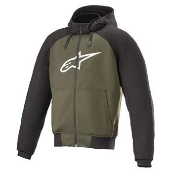 Alpinestars Men's CHROME SPORT Hoodie Black/Green Small