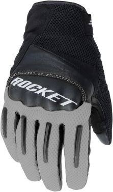 Joe Rocket Mens Optic Street Motorcycle Gloves - Black/Light Matte Grey - Medium